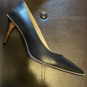 Coach Waverly Beadchain Leather Pump Heels